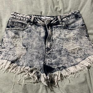 Just USA denim high waisted short